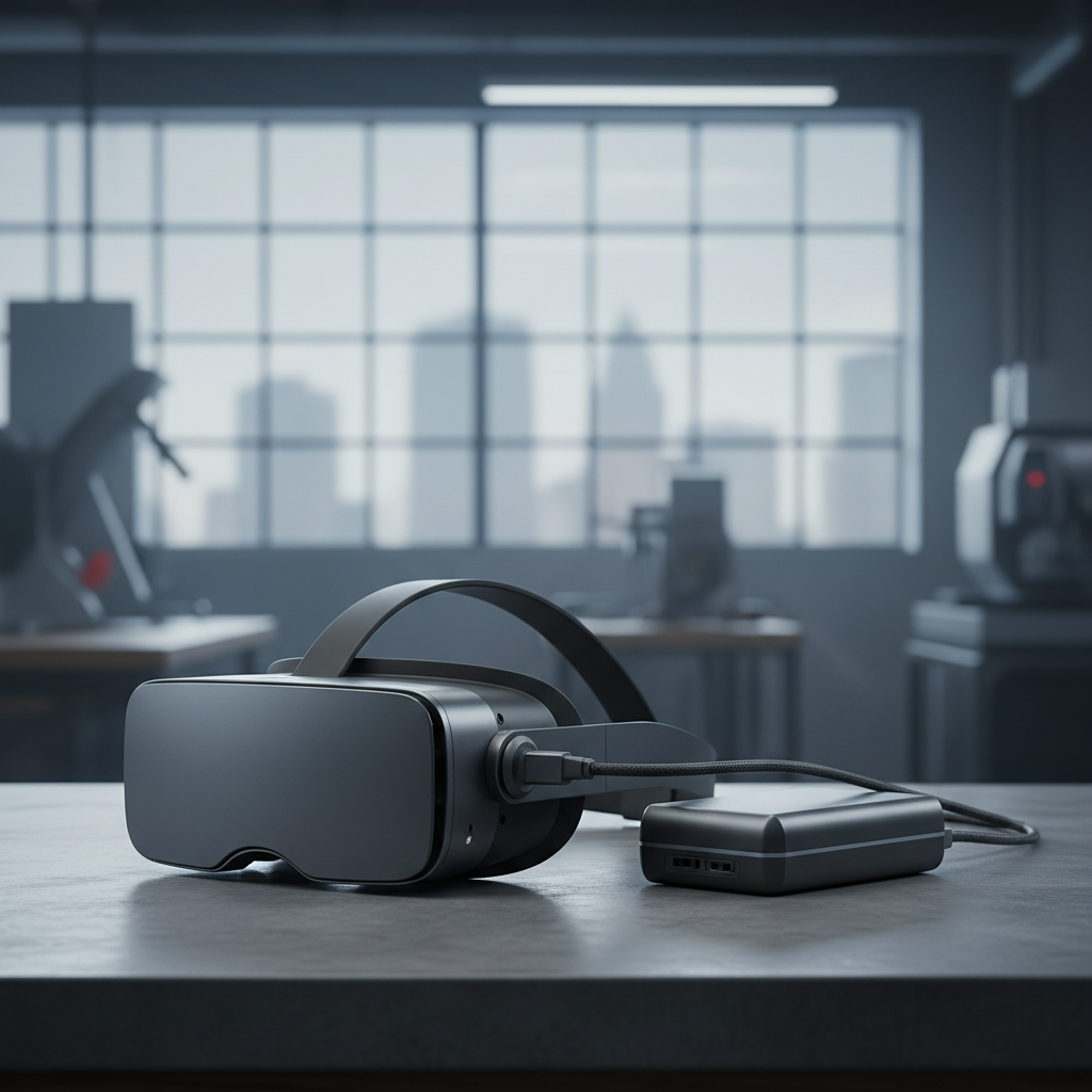 Magic Leap 2 AR headset alongside its compute pack