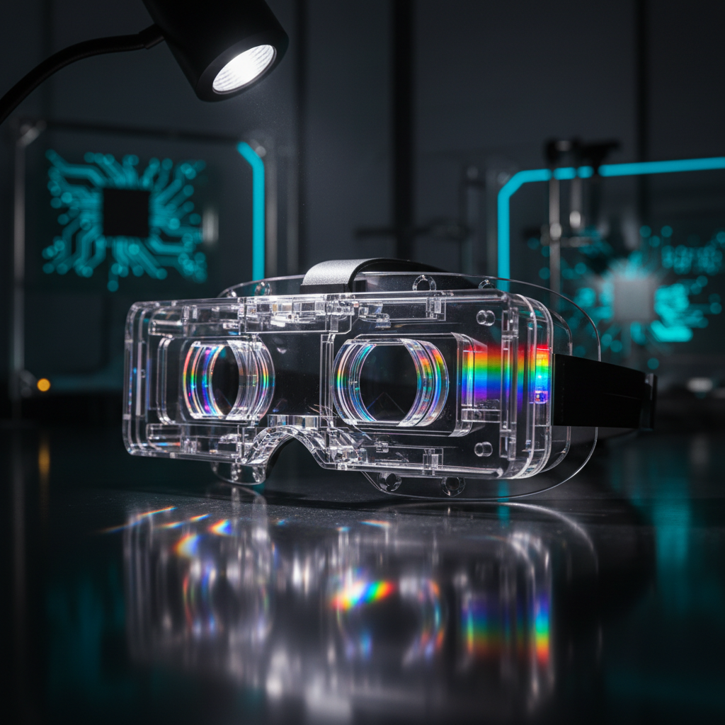 Close-up of Magic Leap 2 headset