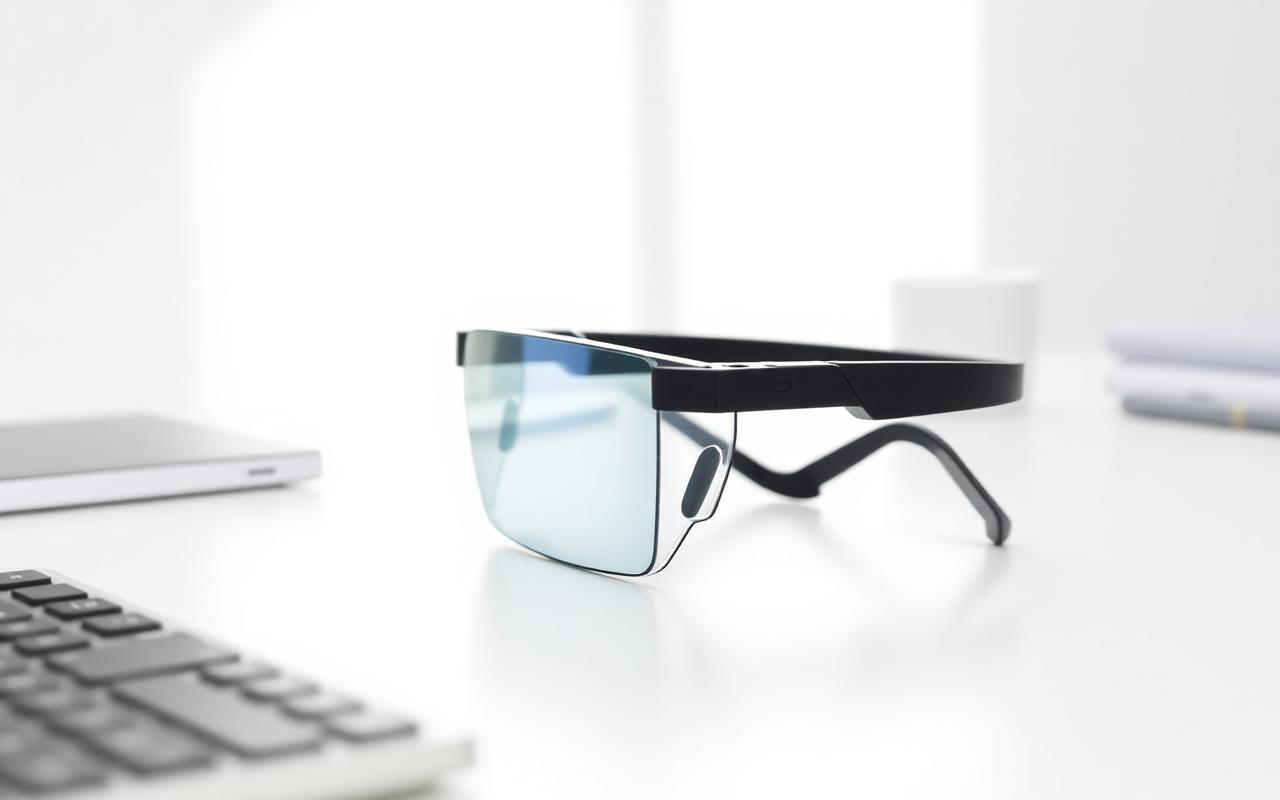 XREAL Air 3 AR glasses on a minimalist desk